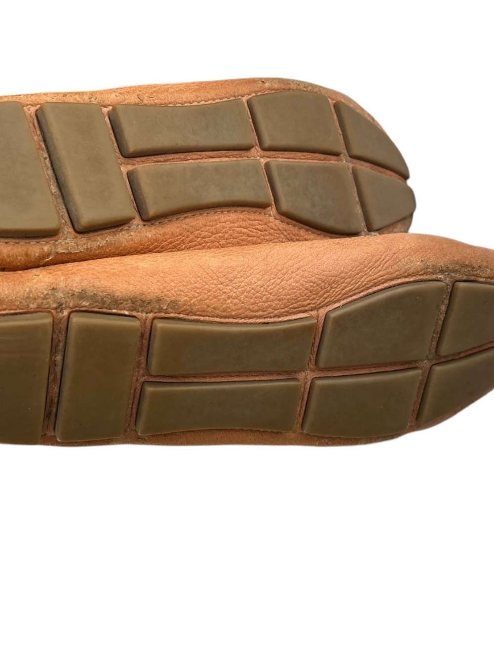 Prada Italy all weather leather tine buckle driving loafers shoes 38 1/2 8 1/2 - Picture 5 of 8